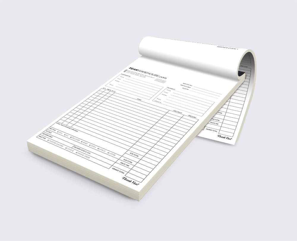 Download Invoice Receipt Books